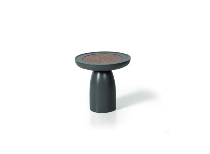 Luxury Side tables Gray Round Tables Modern style Furniture Living room